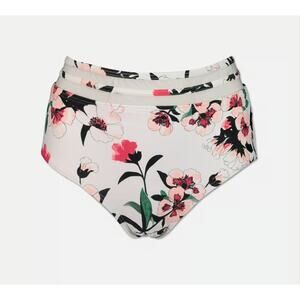 Tommy Hilfiger Women's Mesh Edge Floral Print Swim Bikini Bottoms XL NEW
